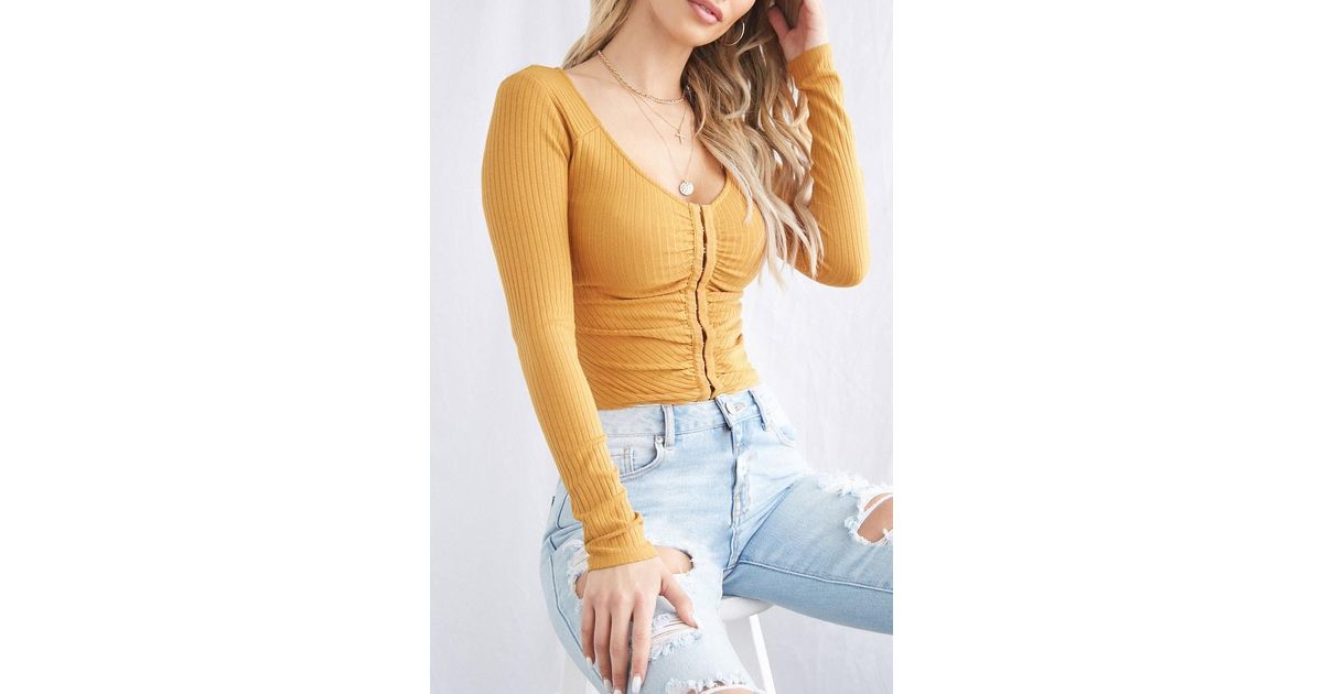 forever 21 ruched top