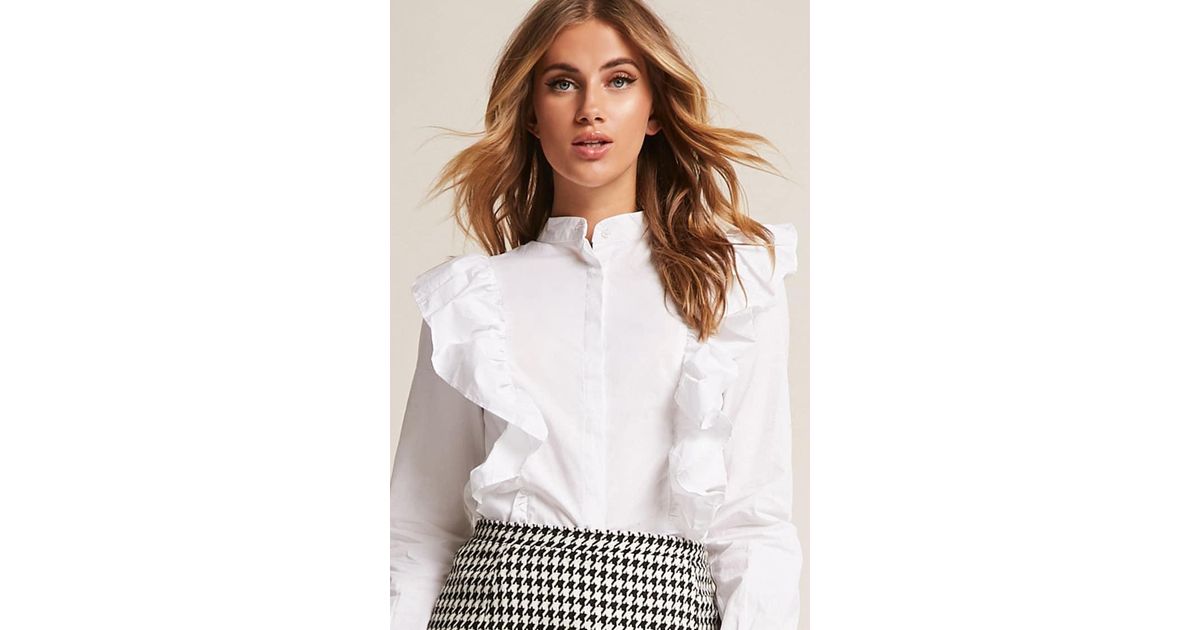 white blouse forever 21