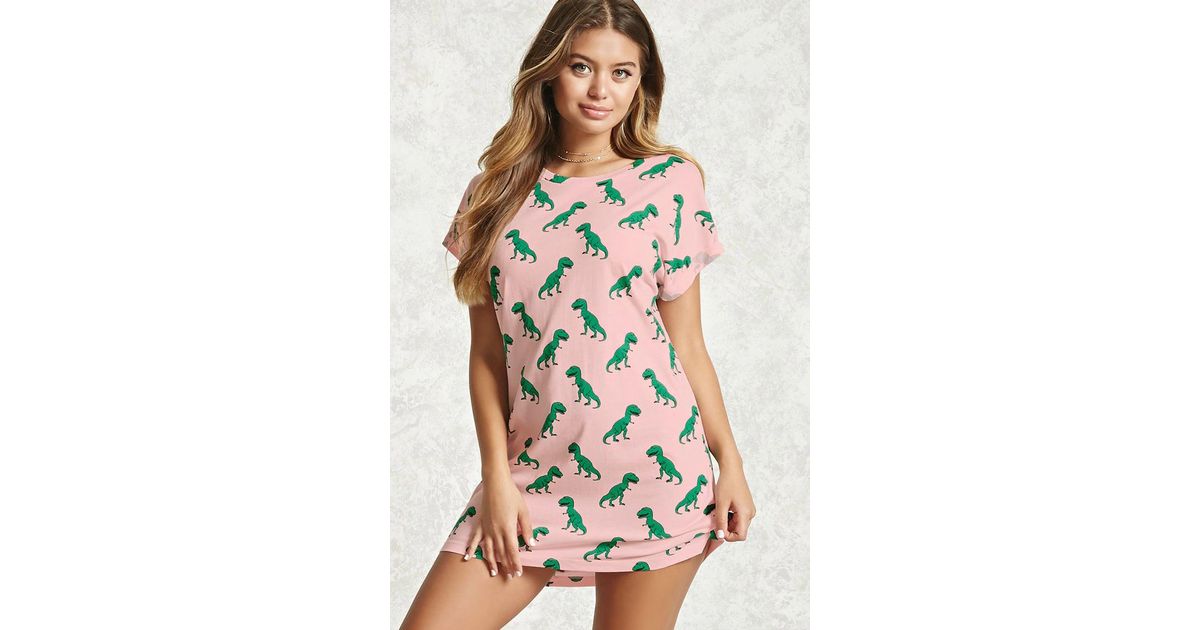 pink dinosaur dress