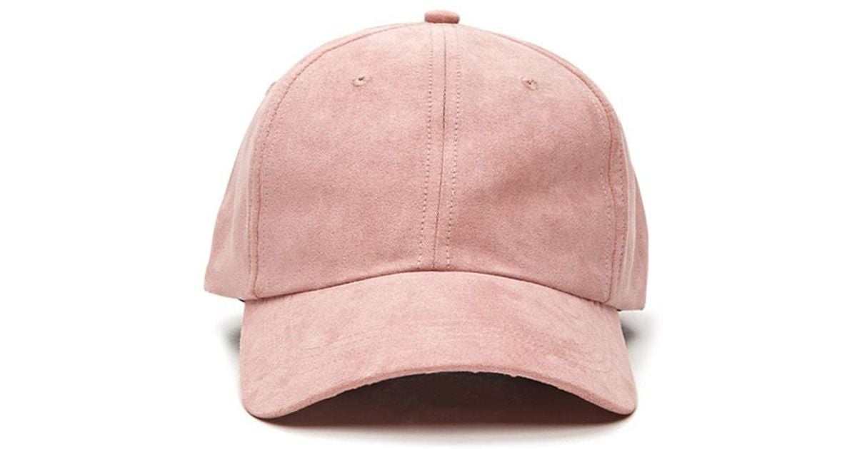 men faux suede cap