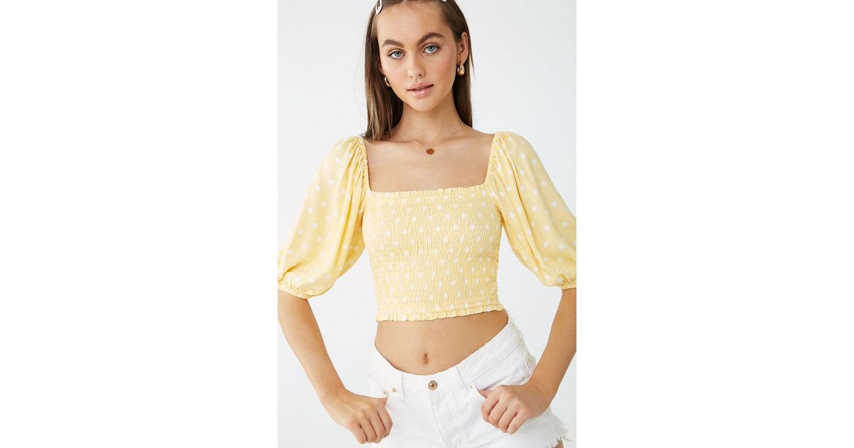 polka dot tops forever 21