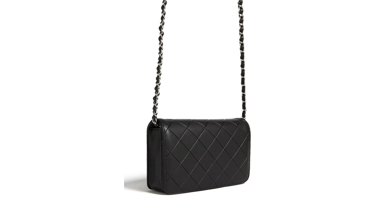 Forever 21 Black Quilted Crossbody Bag