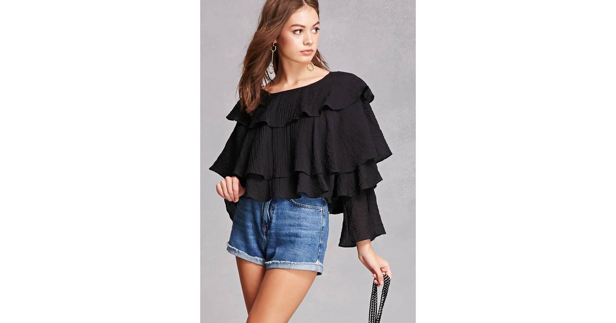 ruffle blouse forever 21