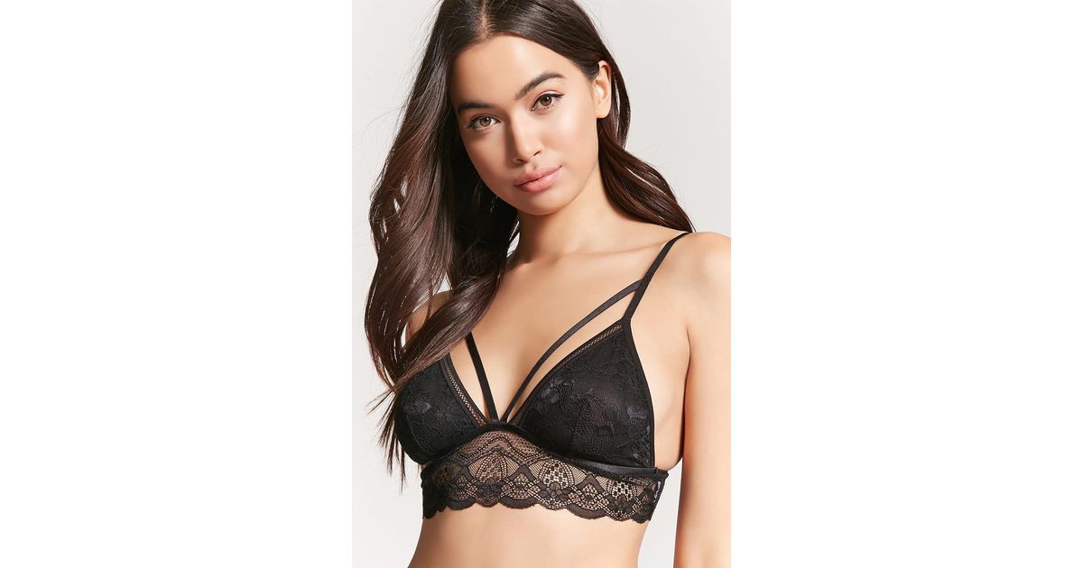 Forever 21 layered lace bralette Clearance