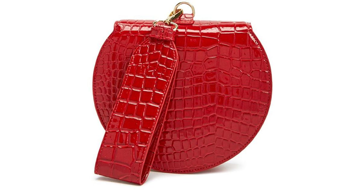 red clutch bag forever 21