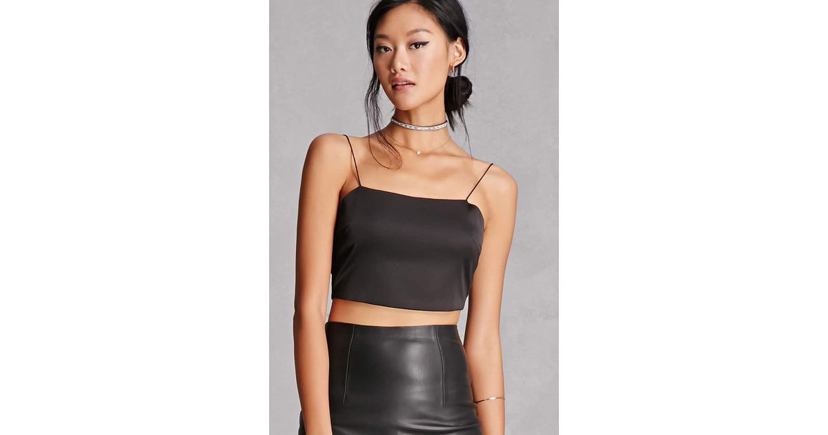 مركب بلا مأوى استهداف lyst forever 21 satin open shoulder crop top pant set  in black - robscottdesign.com