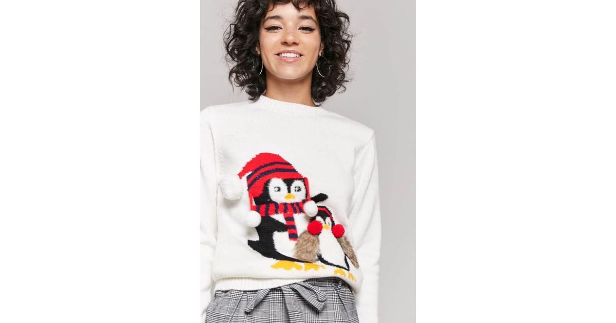 penguin sweater forever 21