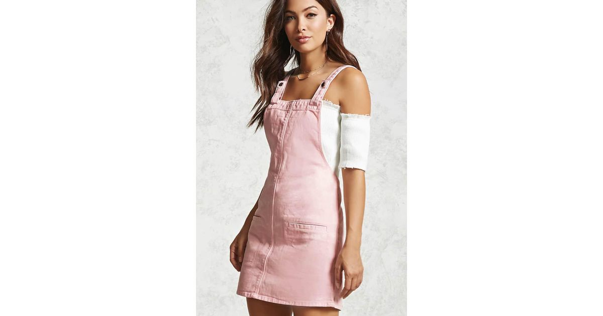 forever 21 pink overall dress