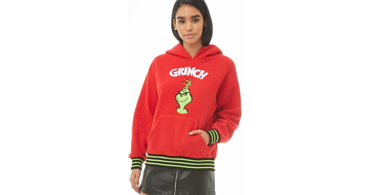grinch hoodie forever 21