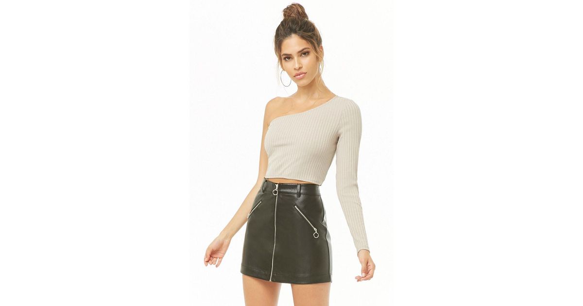 forever 21 one shoulder top