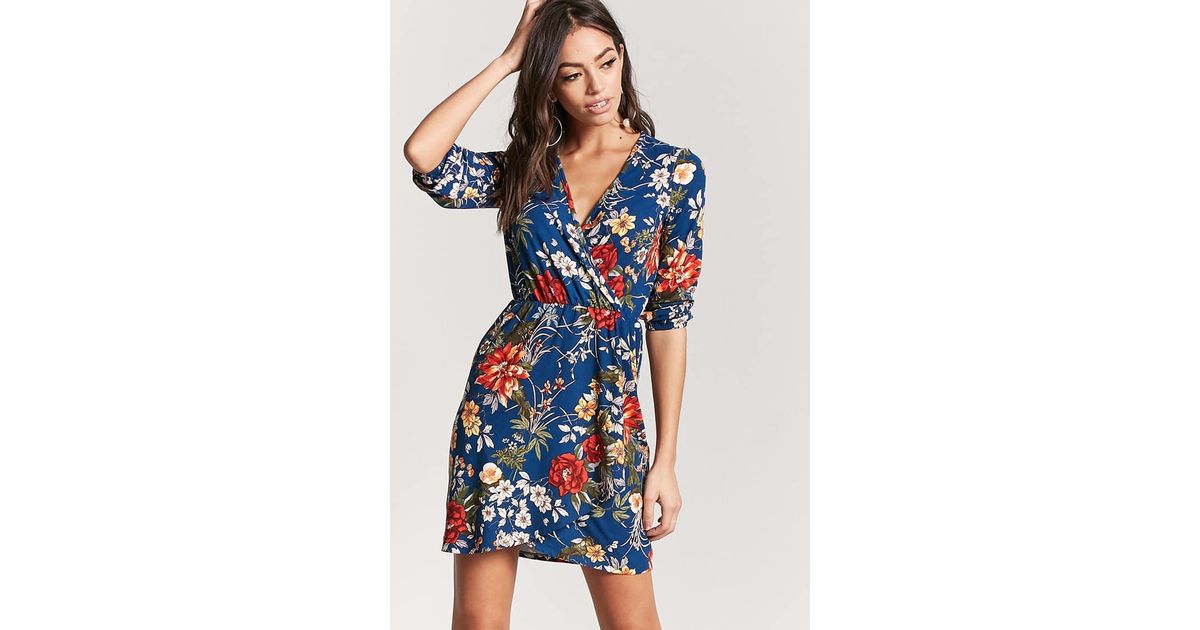 mock wrap dress