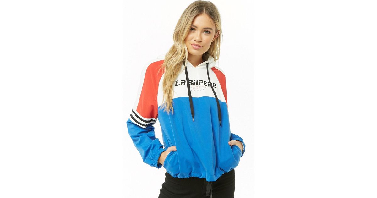 forever 21 colorblock hoodie