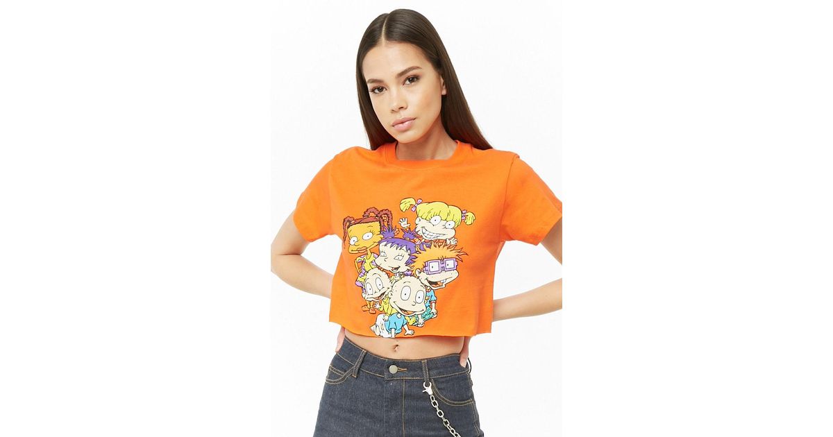 forever 21 orange top