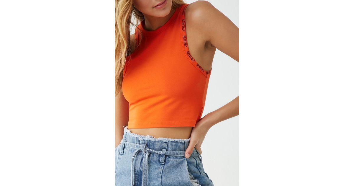 orange tank top forever 21