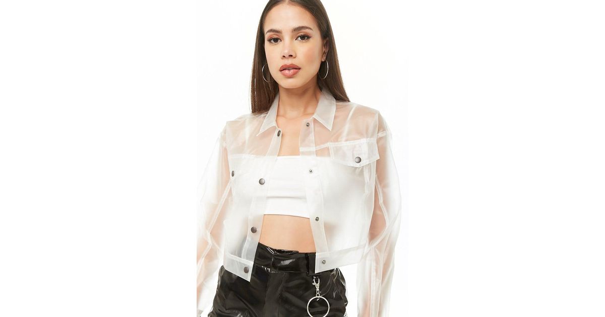 transparent vinyl jacket