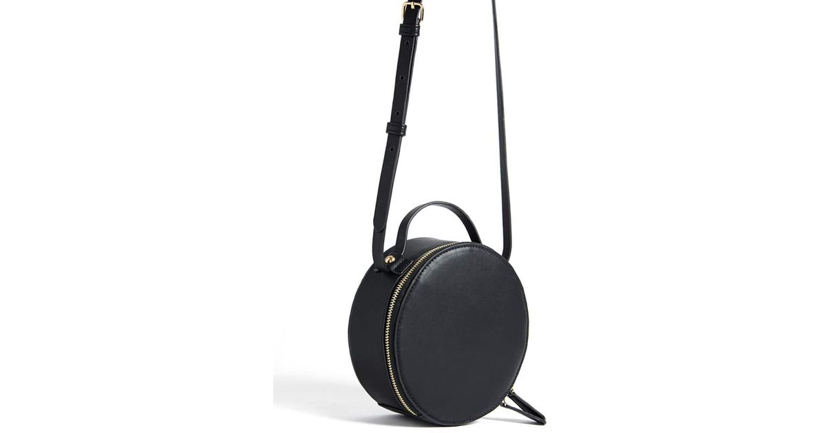 Lyst Forever 21 Round Crossbody Bag In Black