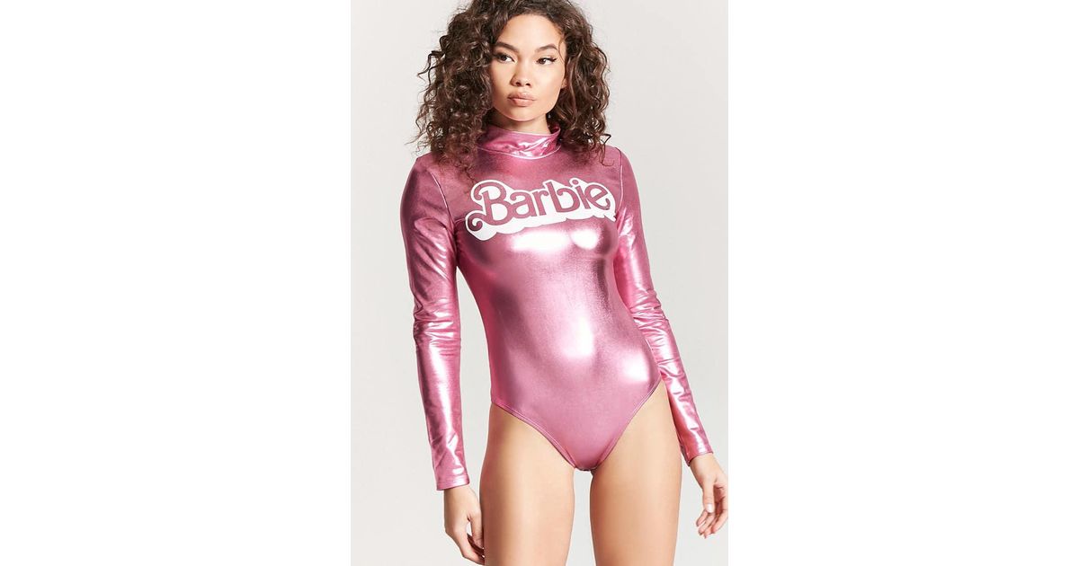 pink barbie bodysuit