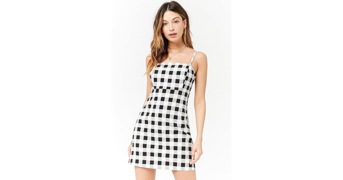 gingham bodycon dress