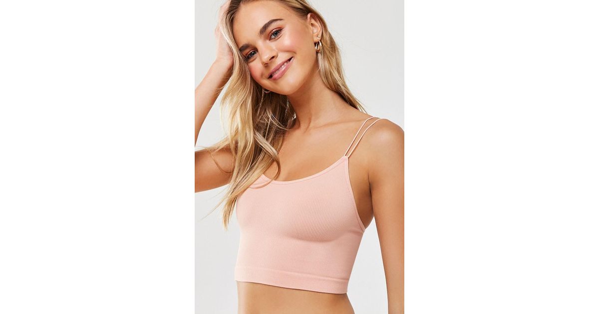 ribbed seamless bralette