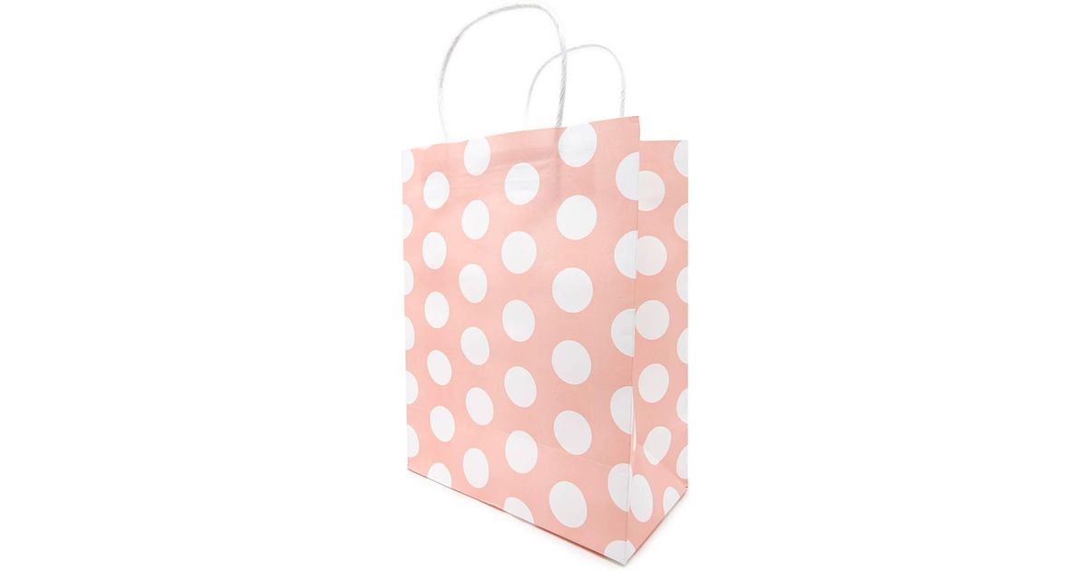 paper gift bags pink