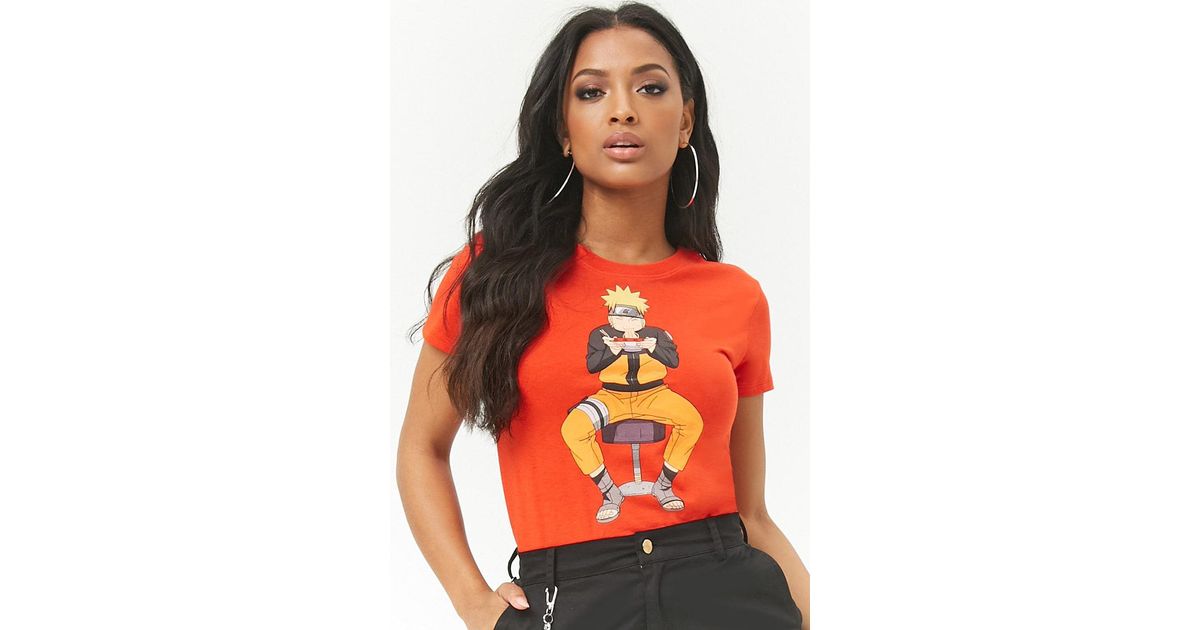 naruto crop top forever 21