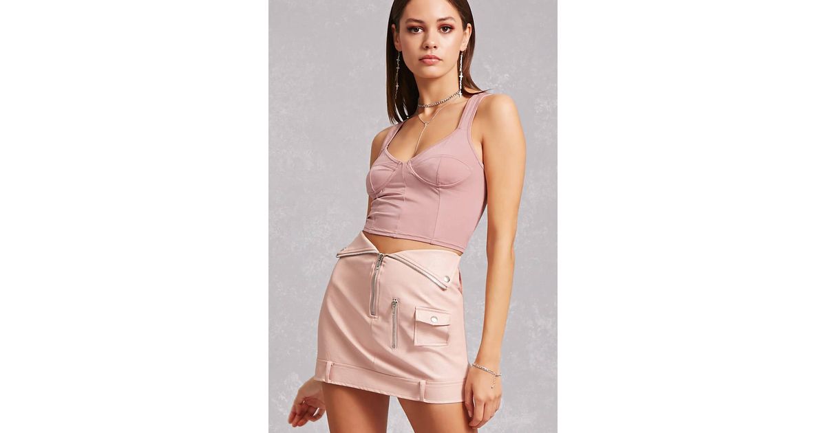 blush bustier top