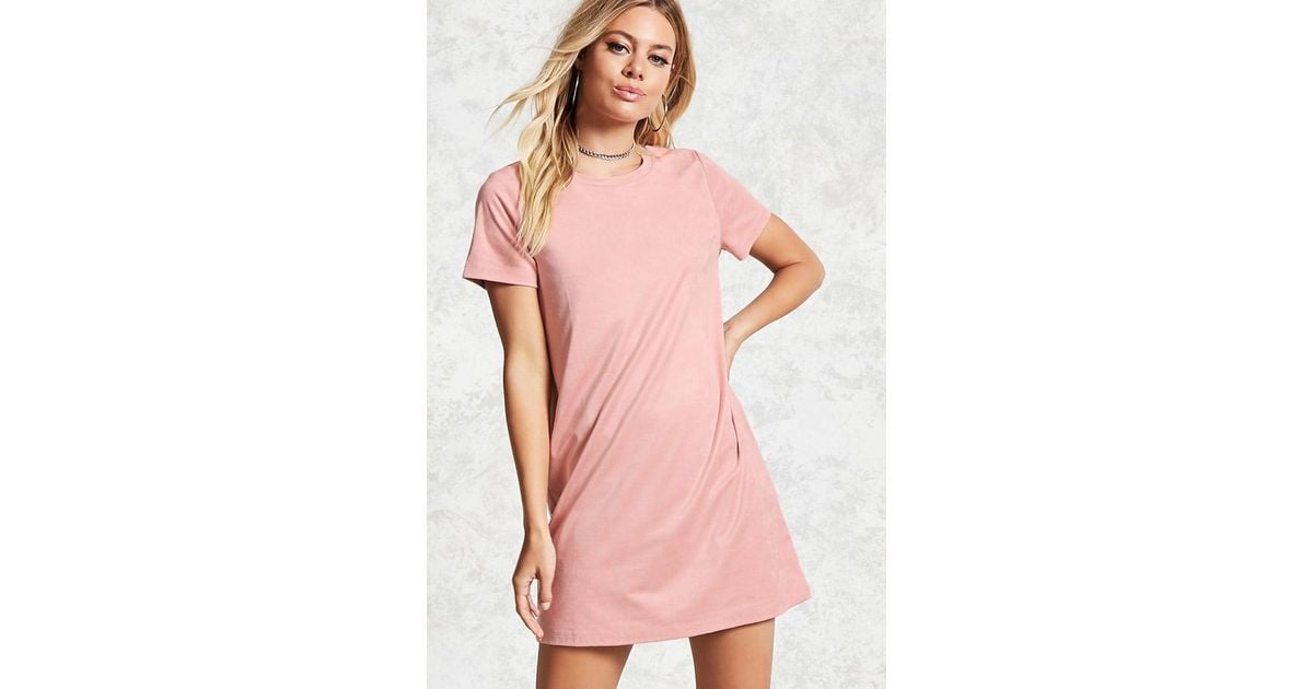 light pink shirt dress