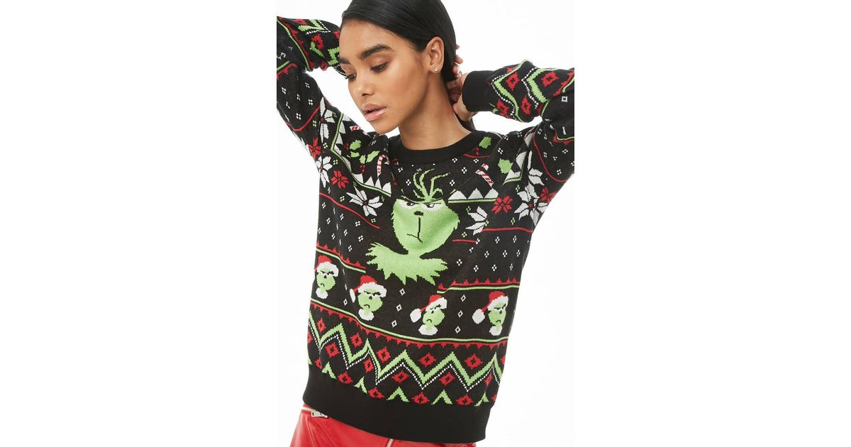 grinch sweater forever 21