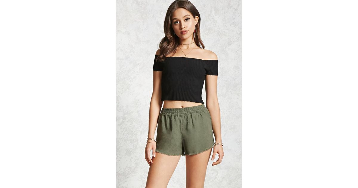 forever 21 linen shorts