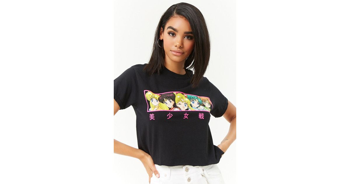 sailor moon crop top forever 21
