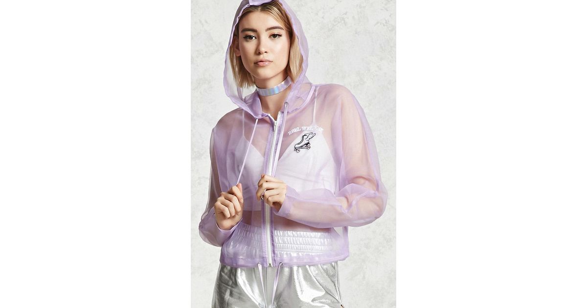Sheer Jacket in Lavender 