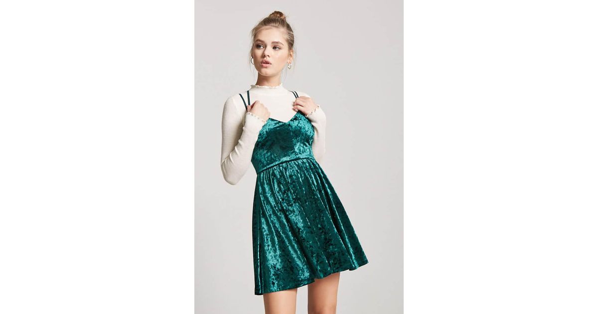 green velvet dress forever 21