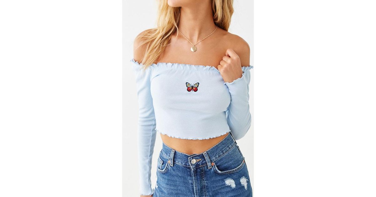 light blue top forever 21