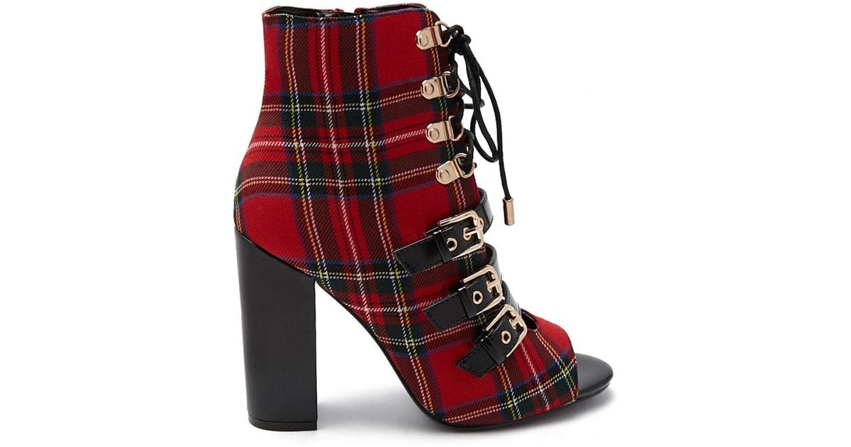 Plaid boots forever 21 hotsell