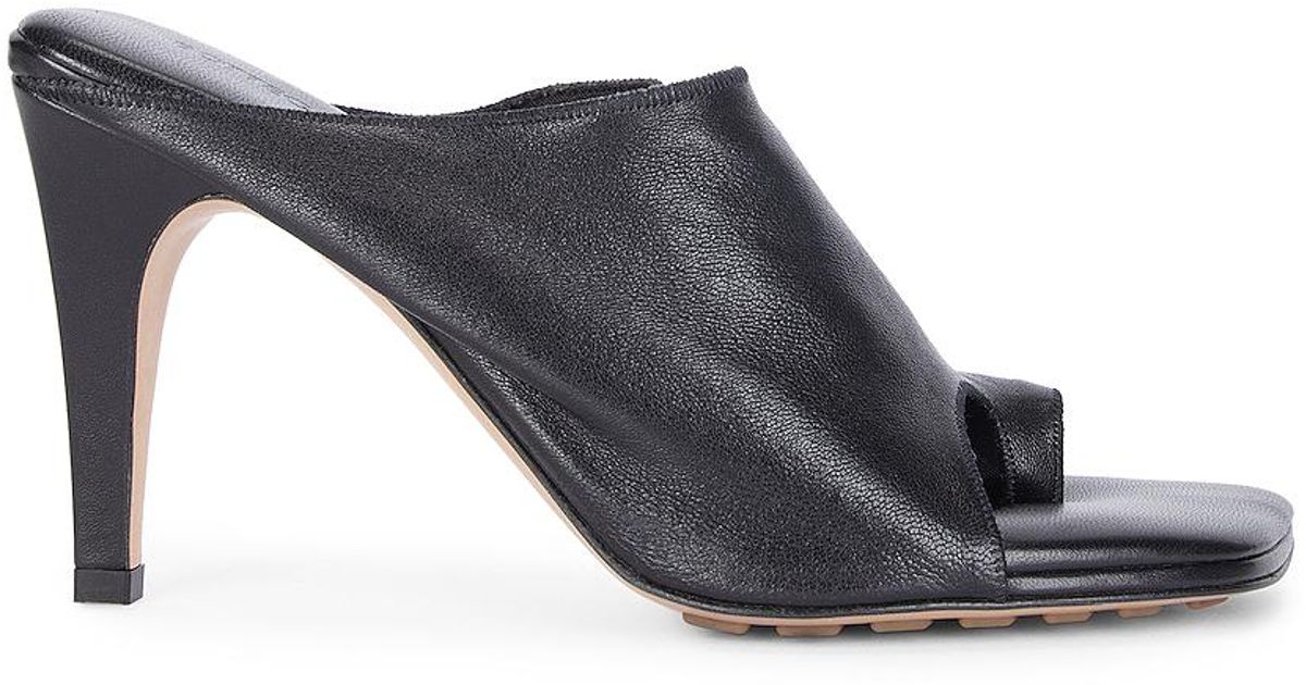 bottega leather mules