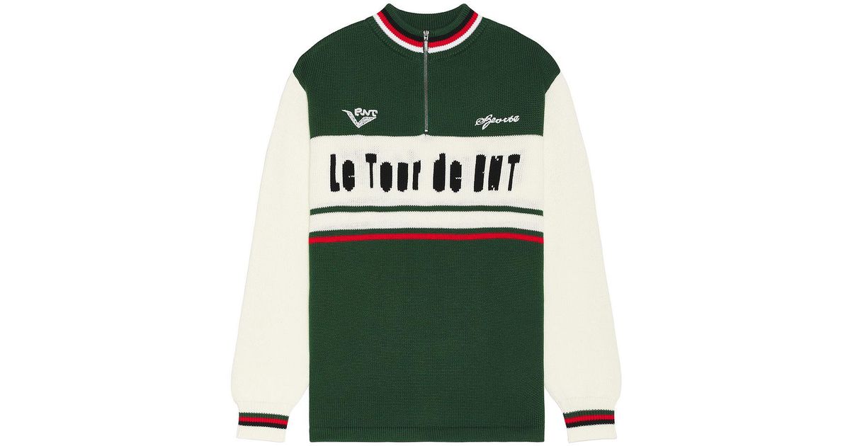 rice nine ten Knitting Cycling Jersey in Green for Men | Lyst