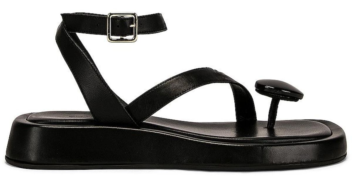 gia borghini x rhw toe ring mule