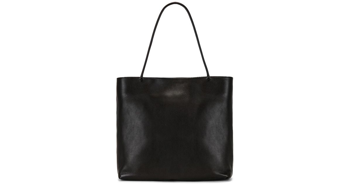 The Row Leather Large Portfolio in Black for Men | Lyst