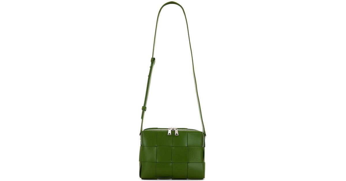 Bottega Veneta Small Cassette Camera Bag in Green for Men | Lyst