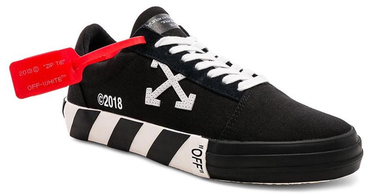 off white vulc low top white
