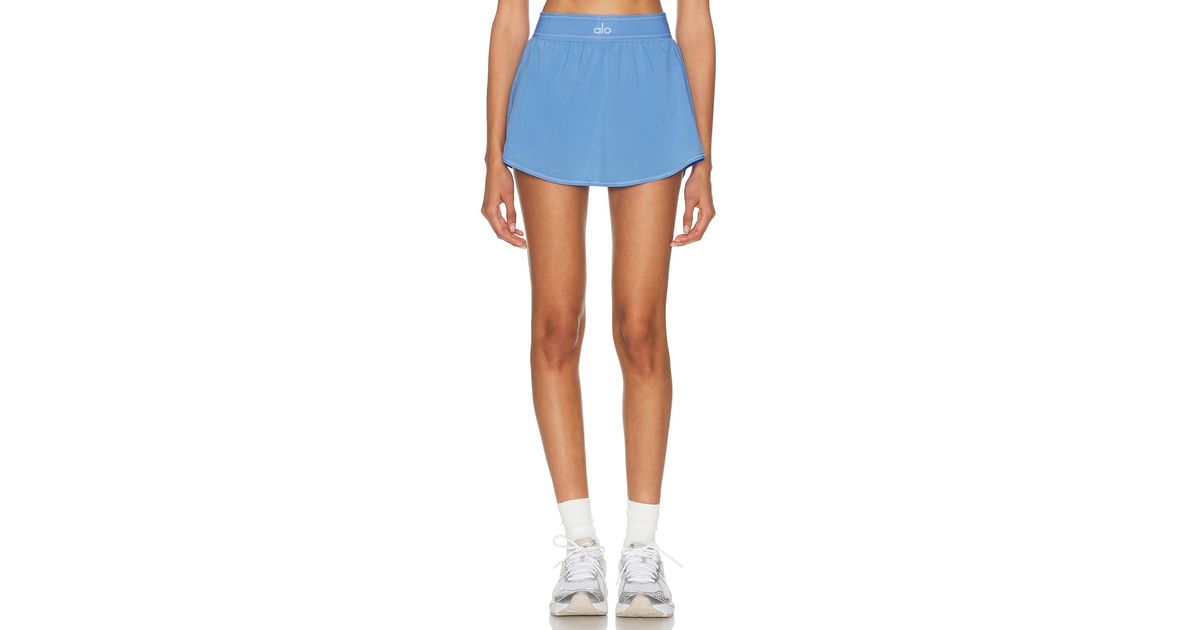 Alo Yoga Match Point Tennis Skirt in Blue | Lyst