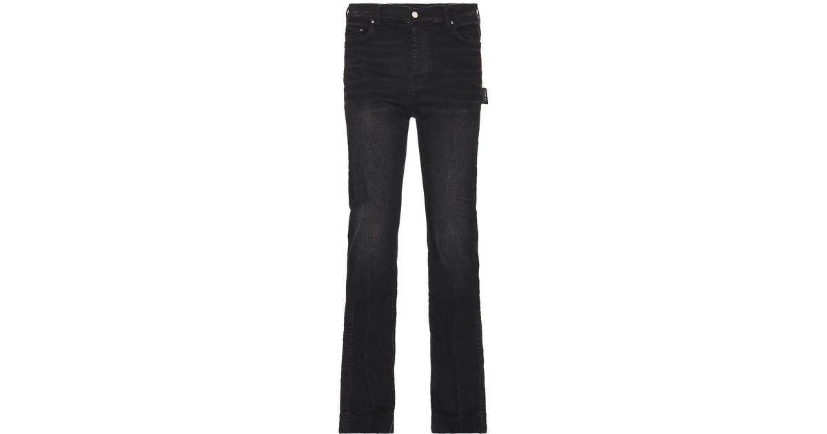 Amiri Stacked Flare Jean in Black for Men | Lyst
