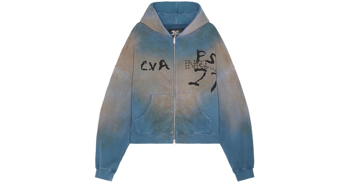 RRR123 Inri Zip Hoodie in Blue for Men | Lyst RRR123 Inri Zip Hoodie in Blue for Men | Lyst