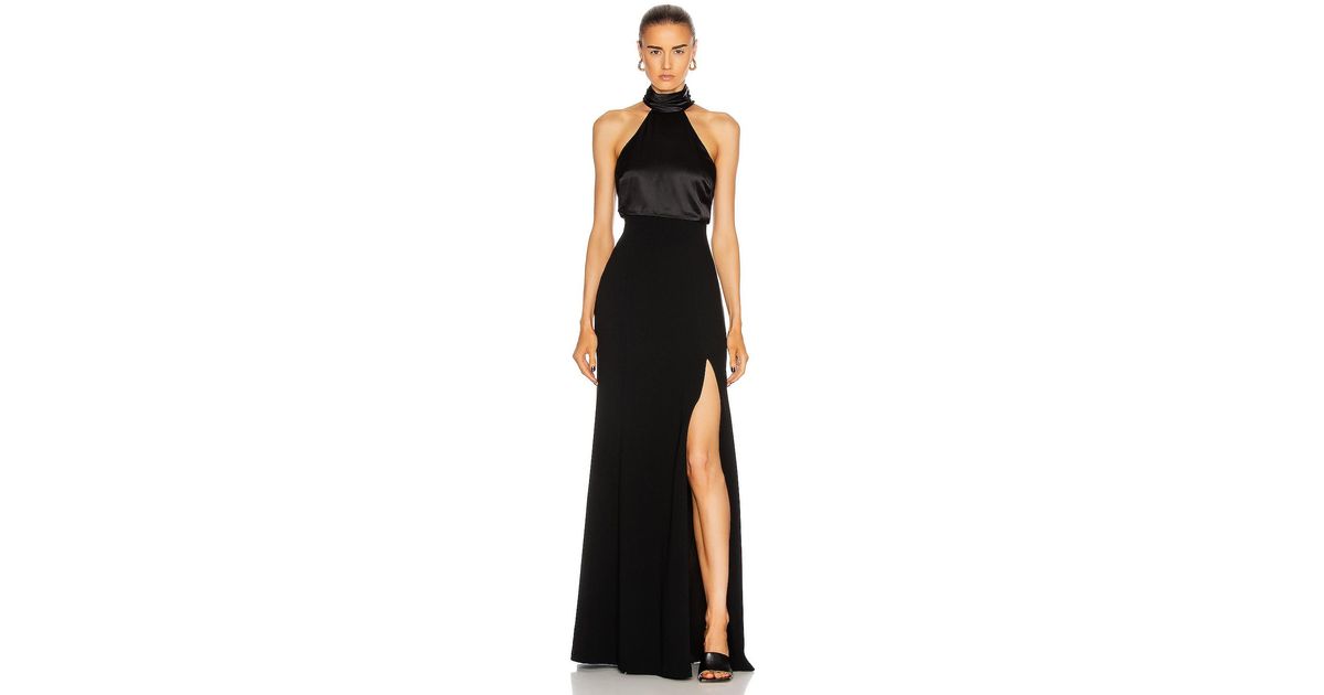 Cinq À Sept Synthetic Alexandra Gown in Black - Lyst