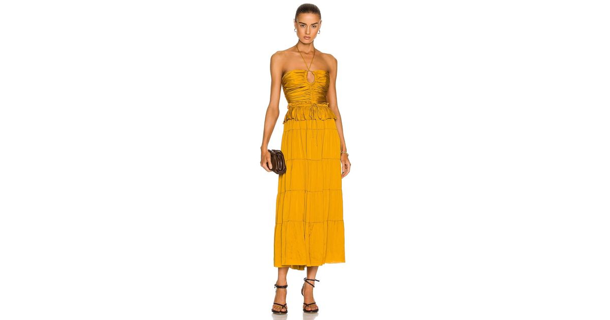 Ulla Johnson Satin Evanthe Dress in 