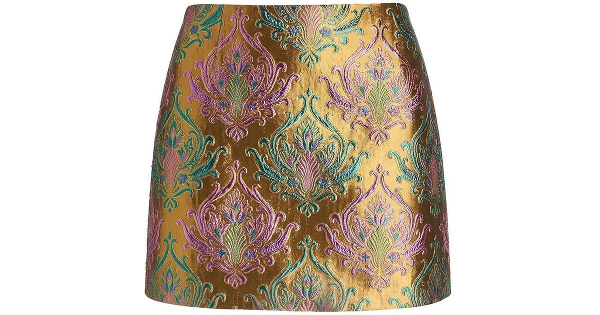 retroféte Delphina Brocade Skirt | Lyst