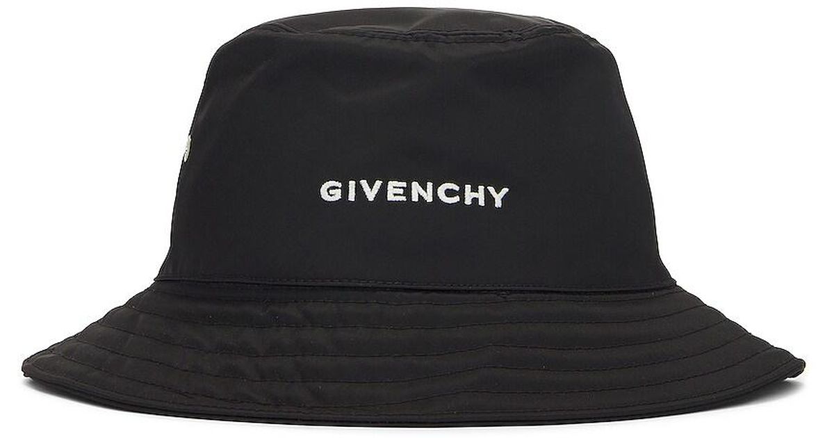 Givenchy Synthetic Bucket Hat in Black for Men | Lyst