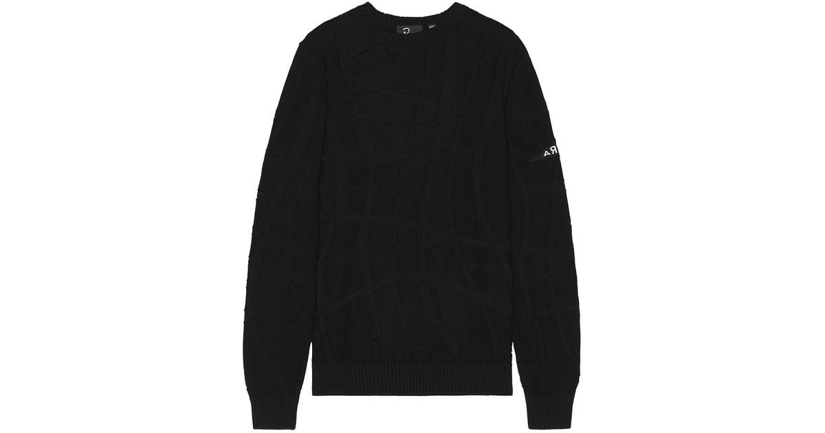 【BY PARRA】Your Boring Abstract Village Knitted Crew Your boring abstract village knitted pullover – by Parra USA