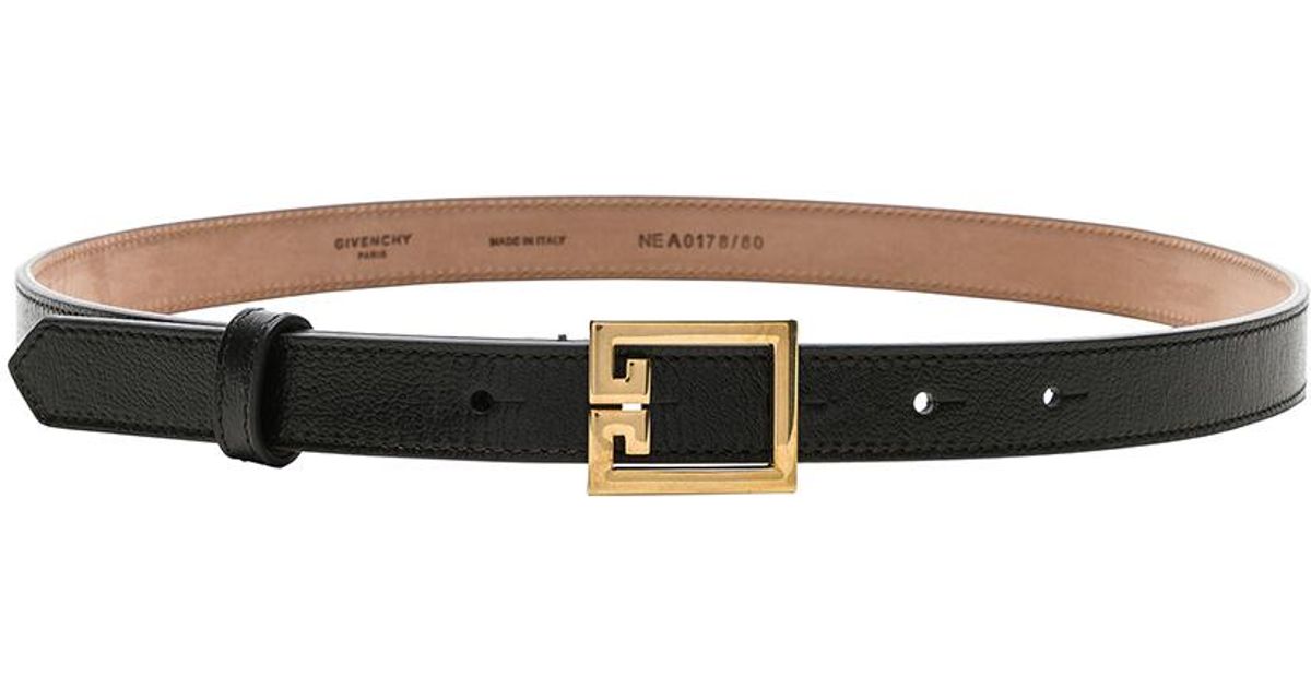 Givenchy Leather Gv3 Belt in Black - Lyst