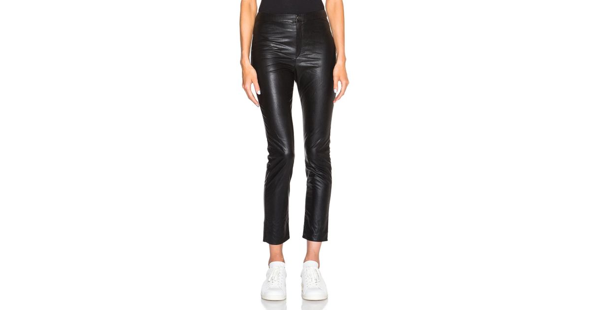eco leather pants